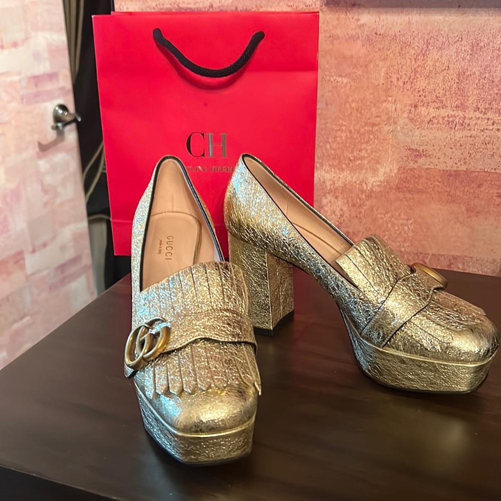 Brand new Gucci platform shoes